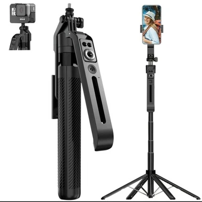 Auto Face Tracking Tripod , 360 Rotation Smart Phone Holder with Remote Contr - - Image 1 of 4