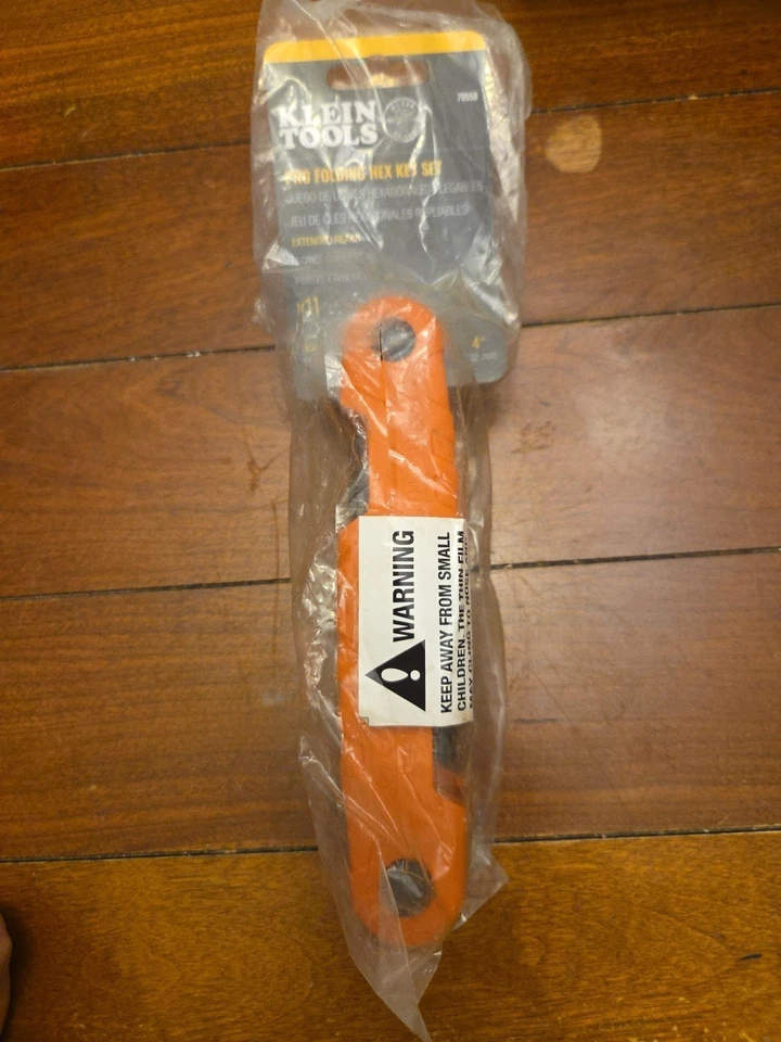 Klein Tools 70550 Hex Wrench Key Set, 11 SAE Sizes, Heavy Duty Folding Allen Wre - Image 1 of 1