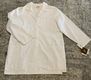 ICU by Barco White Lab Coat Unisex Size 2XL Brand New With Tags 3 Pockets - Picture 1 of 7