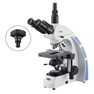 Amscope 40X-2500X Trinocular Biological Compound Microscope +18MP USB 3.0 Camera - Image 1 of 3