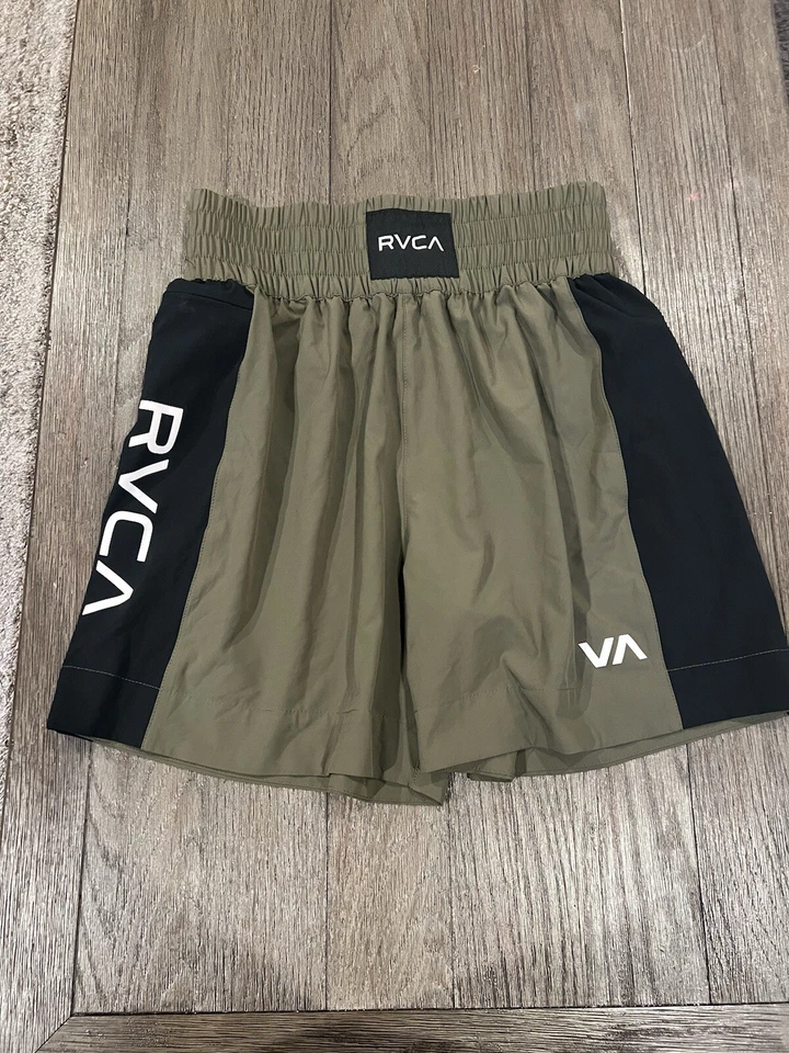 RVCA VA Sport Grappler Short Mens Green Black Wrestling Jiu Jitsu MMA Medium - Image 1 of 1