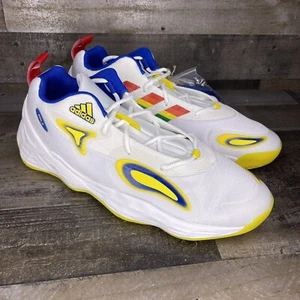 adidas Exhibit A Men's White Basketball Shoes Sport Sneakers H69017 14.5 - Picture 1 of 12