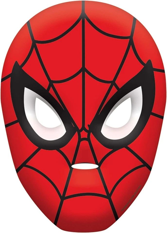 Spider-Man Webbed Wonder Plastic Mask Fancy Dress Halloween Costume Accessory - Image 1 of 1