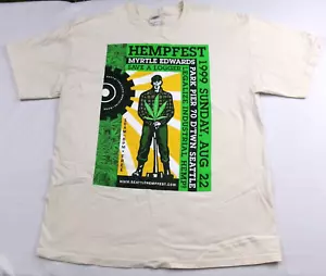 Vintage 1999 Seattle Hempfest Save a Logger Men's XL T-Shirt - Picture 1 of 4