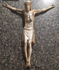 Vintage Jesus Christ Crucifix Piece Medal - Picture 1 of 12
