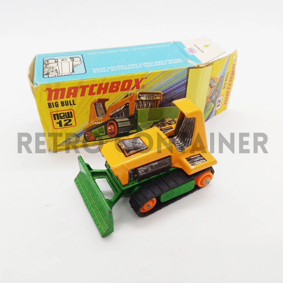 Macchinine - Die-Cast Car Models - Matchbox Vintage - 12 Big Bull Tractor - Immagine 1 di 1