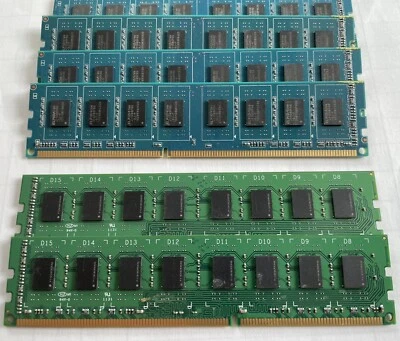 DRAM MISC LOT 72 PIN PS/2 MEMORY  2 MB to 8 MB 12 PCs. - Image 1 of 4