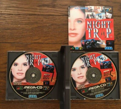 Night Trap Mega Drive MegaCD Used Sega Japan Import Boxed Tested Working - Image 1 of 3