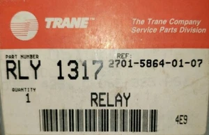 TRANE RLY-1317 TIME DELAY RELAY 100 SEC 1AMP 120VAC * NEW IN BOX * - Picture 1 of 4