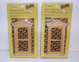 HOUSEWORKS #5060 SINGLE BONNET WINDOW Dollhouse Miniature 1/12 Scale Non-working