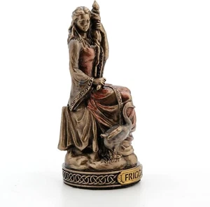 Frigga The Norse Goddess of Marriage Hand Painted Polystone Miniature Figurine - Picture 1 of 7