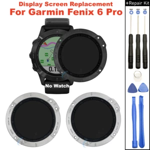 For Garmin 010-02158-01 Fenix 6 Pro GPS Watch LCD Display Screen Repair Replace - Zdjęcie 1 z 13