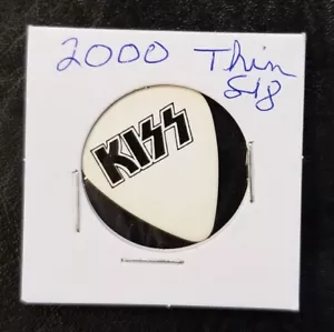 KISS - PAUL STANLEY FAREWELL 2000 TOUR THIN SIGNATURE CONCERT GUITAR PICK LAST 1 - Picture 1 of 2