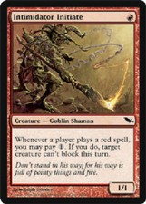 INTIMIDATOR INITIATE FOIL Shadowmoor MTG Magic the Gathering Cards DJMagic