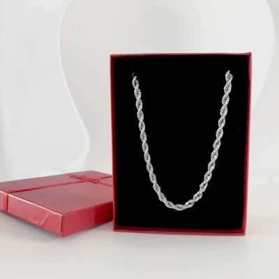 COLLANA CATENA ARGENTO UNISEX - Immagine 1 di 3