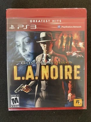 L.A. Noire (Rockstar Games) PS3 Greatest Hits * NEW SEALED * - Image 1 of 3