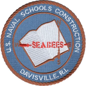 Davisville R.I. Naval Schools Construction Patch - Picture 1 of 6