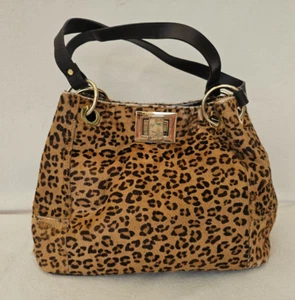 Ladies Marks & Spencer Animal Print & Leather Handbag 16 x 30 x 22 cm - Picture 1 of 10