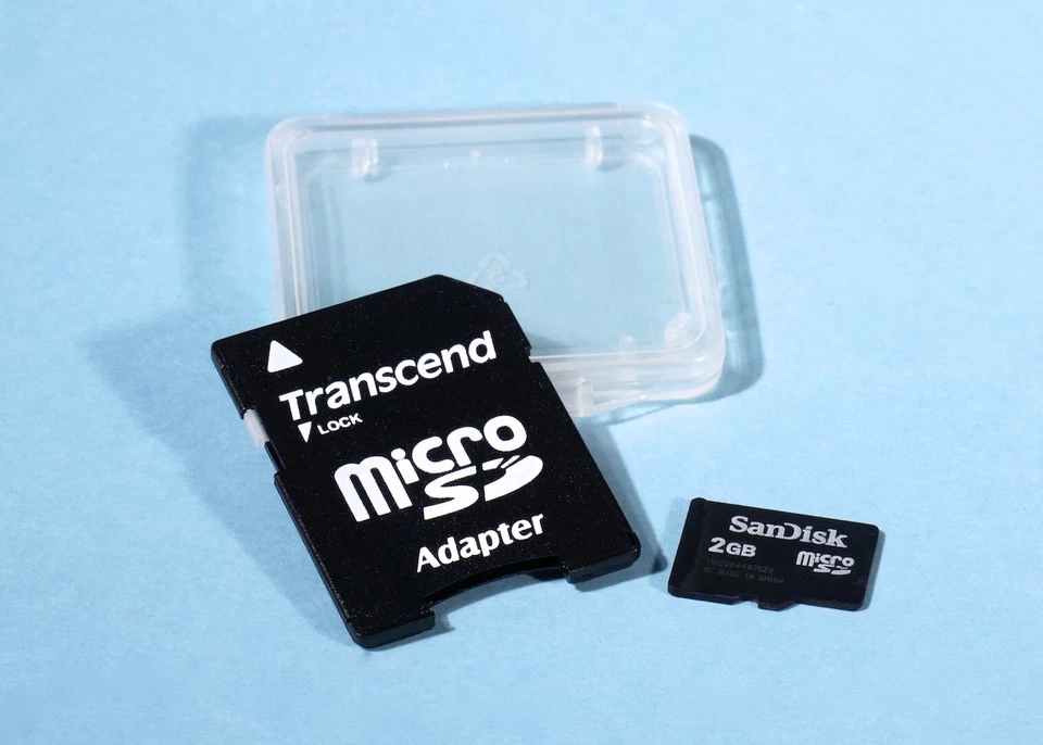 Transcend Micro SD Card Adapter With Sandisk 2GB Micro SD Card - Image 1 of 1