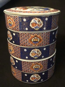 Mid-Century 5-Tier UCGC Japanese Imari Tower Box - Picture 1 of 6