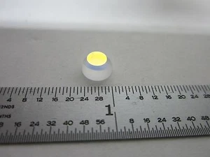 OPTICAL HeNe HELIUM NEON ANODE COATED LENS LASER OPTICS BIN#R3-72 - Picture 1 of 5