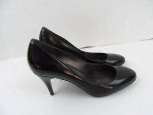 Talbots Black Patent Leather Women's 3" Pumps Heel Shoes - Size 8M - Picture 1 of 11