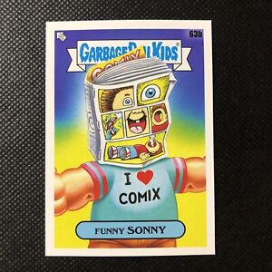 2022 Topps Garbage Pail Kids Book Worms Funny SONNY GPK Sticker Card 63b NM