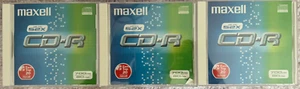 MAXELL 3x CD-R 80 Minutes/700MB - Picture 1 of 1