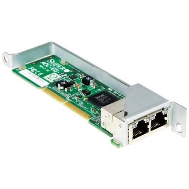 Supermicro AOC-CG-I2 2-Port 1GbE RJ45 MicroLP Intel - NEW, IN STOCK, 5 Year Wty - Image 1 of 1