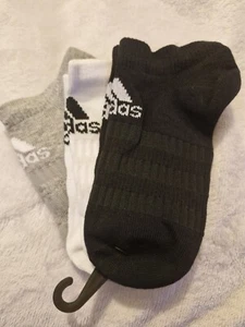 Adidas Kids Pk Of 3 Low Cut Arch Support Light Socks KXL / 10K - 11.5K BNWT - Picture 1 of 5
