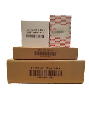 Genuine Isuzu D-Max DL40/V-Cross 1.9D Major Service Kit 2021 Onwards With Oil - Image 1 of 3
