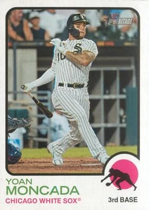 Yoan Moncada 2022 Topps Heritage Baseball Card #9 Chicago White Sox MLB - Picture 1 of 2