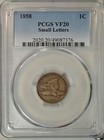 1858 Flying Eagle, Pcgs Vf20.Type Coin Company