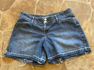 Pantaloncini denim Paris Blues Soulmate Midrise con frange taglia 11 - Foto 1 di 8