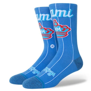 Miami Marlins "Connect Of"  Stance MLB Baseball Socks Large Men's 9-13 - Picture 1 of 3
