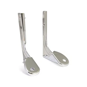 Kit staffe fari supplementari cromate specifiche per Harley Davidson FL/FLH dal - Picture 1 of 1