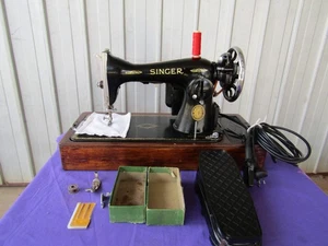 Singer 15k Sewing Machine 1954 Sews Leather, Semi industrial Vintage - Picture 1 of 15