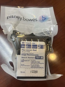 Pitney Bowes 797-M Tintenpatrone Fluorescent Red MailStation 2 - Bild 1 von 2