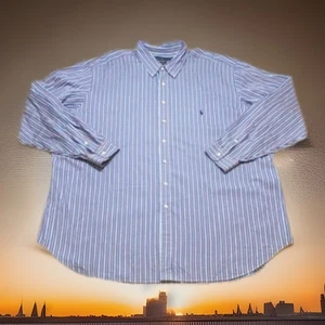 Polo Ralph Lauren Langarm Hemd Herren 4XLT gestreift NEU bunt - Bild 1 von 6