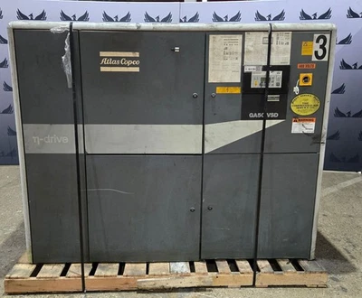 Compresor de tornillo rotativo ATLAS COPCO GA 50 VSD 50 kW / 67 HP USADO Foto 1 de 4