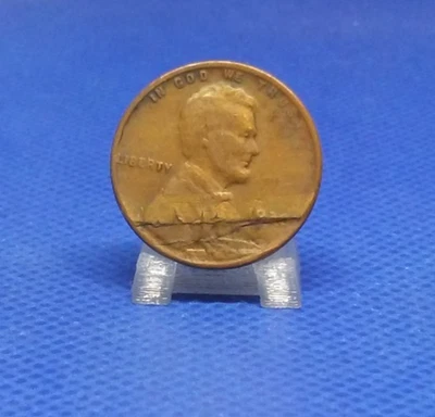 1930? Error Wheat Penny Lamination Error Obv/Rev - Image 1 of 2
