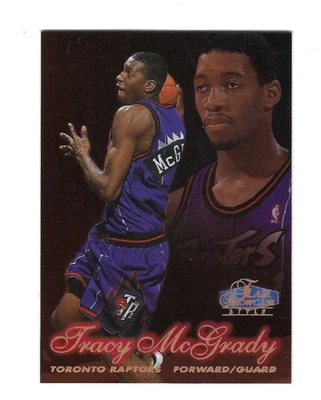 Tracy McGrady 1997-98 Flair Showcase fila 2 novato radiocontrol #21 $30,00 Toronto Raptors Foto 1 de 2