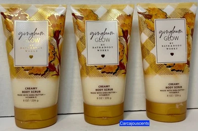 Bath & Body Works Gingham Glow Creamy Body Scrub set of 3 - Image 1 of 2