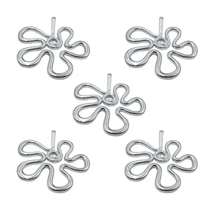 Hollow Flower Pendants Jewelry Making Accessories DIY Necklace Bracelet Supplies - Picture 1 of 8