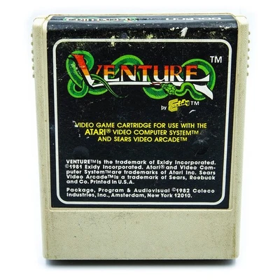 Venture Atari 2600 | Coleco Cartridge Only | Tested & Working - Image 1 of 3