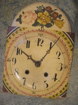 schwarzwalduhr lackschild uhr antik 8 Tage - Bild 1 von 4