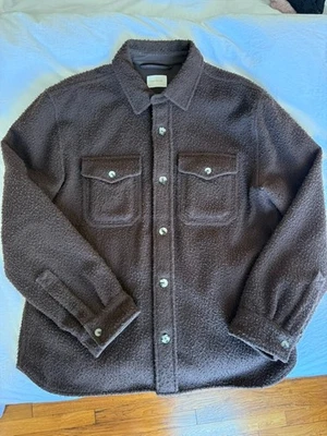 Aime Leon Dore Brown Casentino Wool Overshirt - XL - Image 1 of 4
