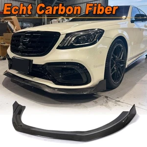 Carbon Frontlippe Frontspoiler Splitter Passt Für Mercedes W222 S63 S65AMG 18-20 - Bild 1 von 12