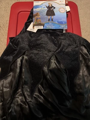 Disney The Little Mermaid Ursula Girls Costume Dress Size M(7/8) Black Halloween - Image 1 of 2