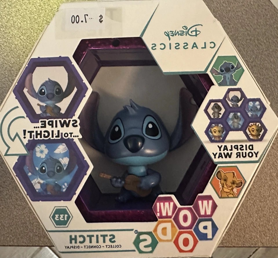 WOW PODS Stitch - Lilo Stitch Oficial Disney Clásico Iluminado Bobble-Head  Foto 1 de 1